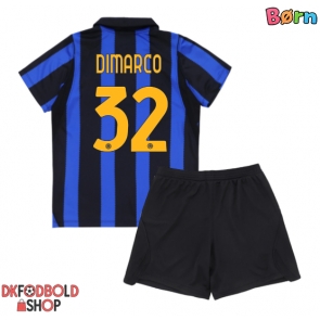 Inter Milan Federico Dimarco #32 Hjemmebanesæt Børn 2026-27 Kort ærmer (+ korte bukser)